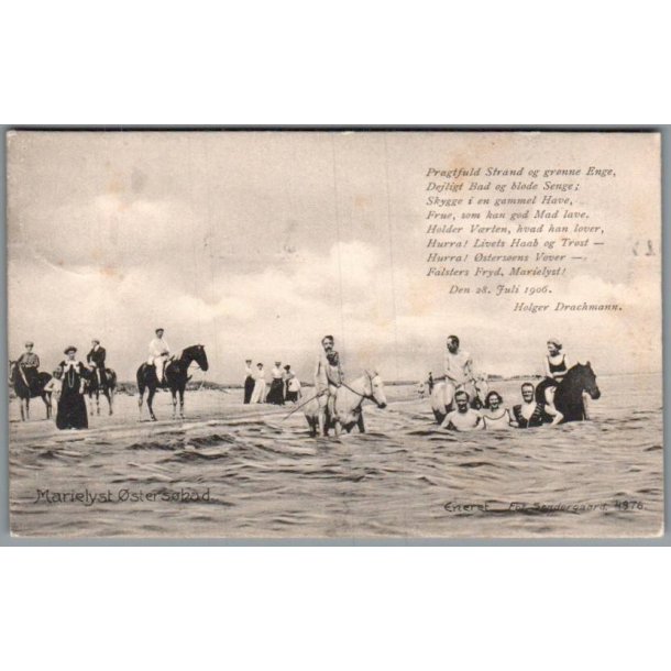 Marielyst �sters�bad - Postkort - Brugt