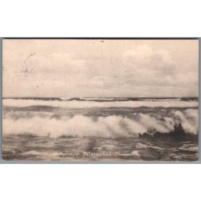 Marielyst �sters�bad - Storm - Postkort - Brugt