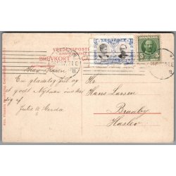 Julemrke 1907 p Postkort