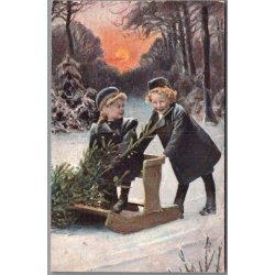 Julemrke 1907 p Postkort