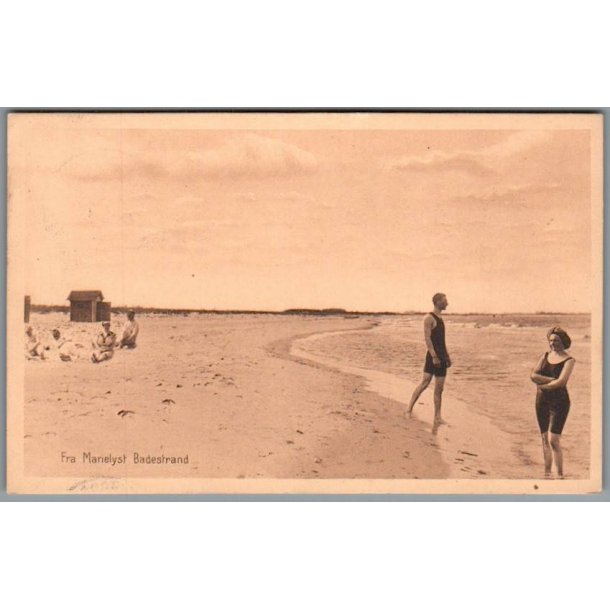 Fra Marielyst Badestrand - Postkort - Brugt