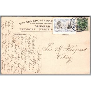 Julemrke 1907 p Postkort