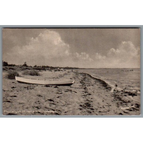 Marielyst Strand - v/ Nyk�bing Falster - Postkort - Ubrugt