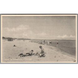 Nyk�bing F. Badestrand ved Marielyst - Postkort - Ubrugt