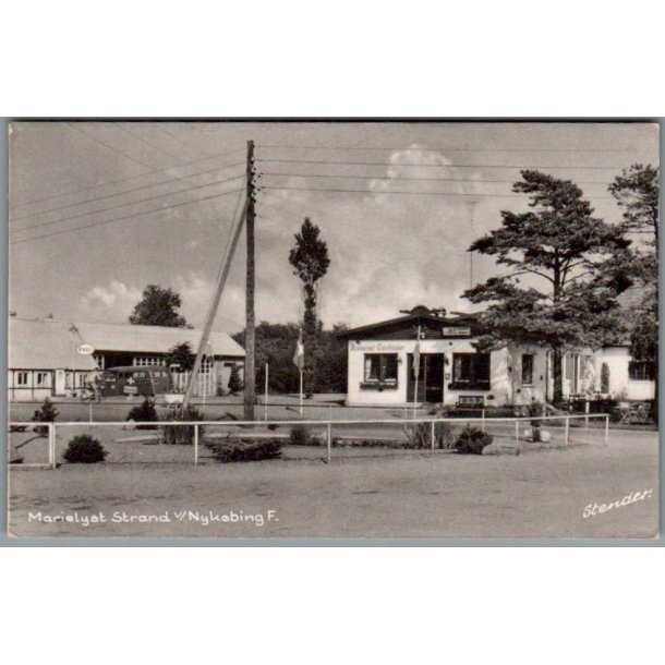 Marielyst Strand - v/ Nyk�bing Falster - Postkort - Ubrugt