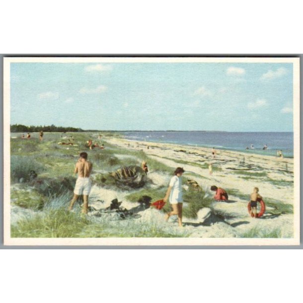 Badeliv ved Marielyst Strand - Postkort - Ubrugt