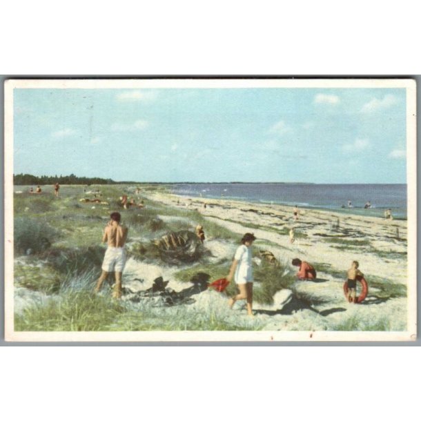 Badeliv ved Marielyst Strand - Postkort - Brugt