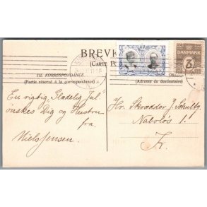 Julemrke 1907 p Postkort