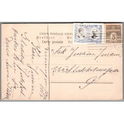 Julemrke 1907 p Postkort