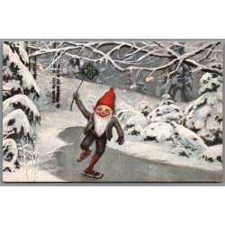 Julemrke 1907 p Postkort