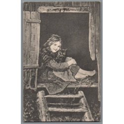 Julemrke 1907 p Postkort