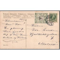 Julem�rke 1906 p� Postkort - Stemplet 23 - 12 - 1906