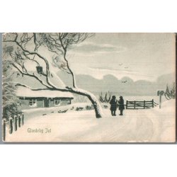 Julemrke 1907 p Postkort