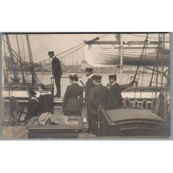 Kongelige familie p� bes�g p� Georg Stage i Aarhus 1922 - 8 Kort - S�lges samlet - E. Monsrud 