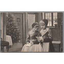 Julem�rke 1906 p� Postkort - Stemplet 24 - 12 - 1906