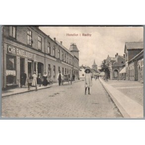 Hotellet i R�dby - Postkort - Brugt