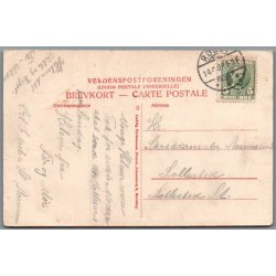 Landevei ved R�dby - Postkort - Brugt