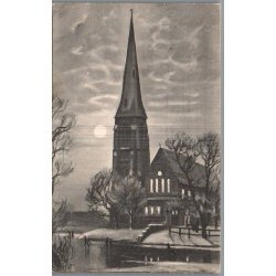 Julemrke 1906 p Postkort - Stemplet 24 - 12 - 1906