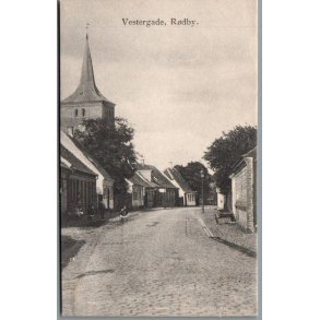Vestergade - R�dby - Postkort - Ubrugt