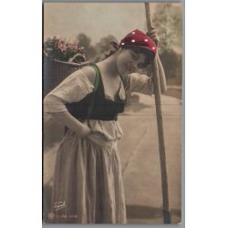 Julem�rke 1906 p� Postkort - Stemplet 24 - 12 - 1906