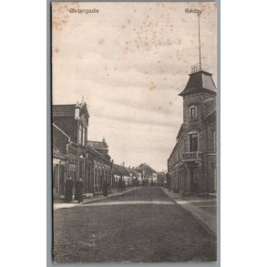 �stergade - R�dby - Postkort - Brugt - Rustplatter !