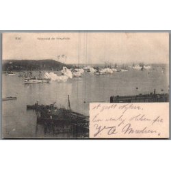 Julemrke 1906 p Postkort - Stemplet 21 - 12 - 1906