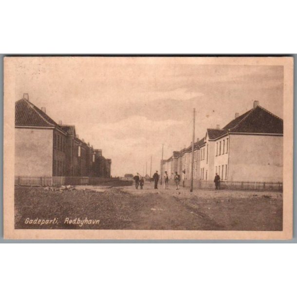 Gadeparti - R�dbyhavn - Postkort - Brugt