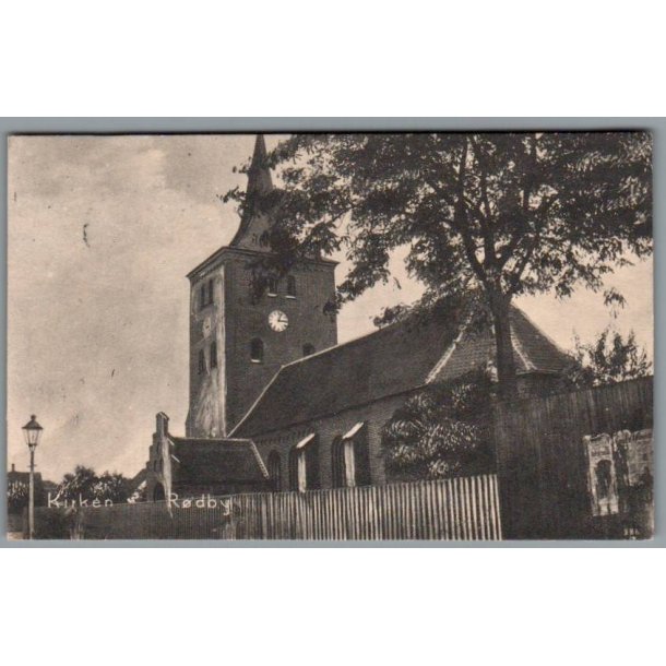 Kirken - R�dby - Postkort - Brugt