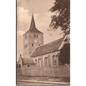 R�dby Kirke - Postkort - Brugt