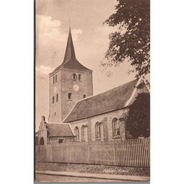 R�dby Kirke - Postkort - Brugt