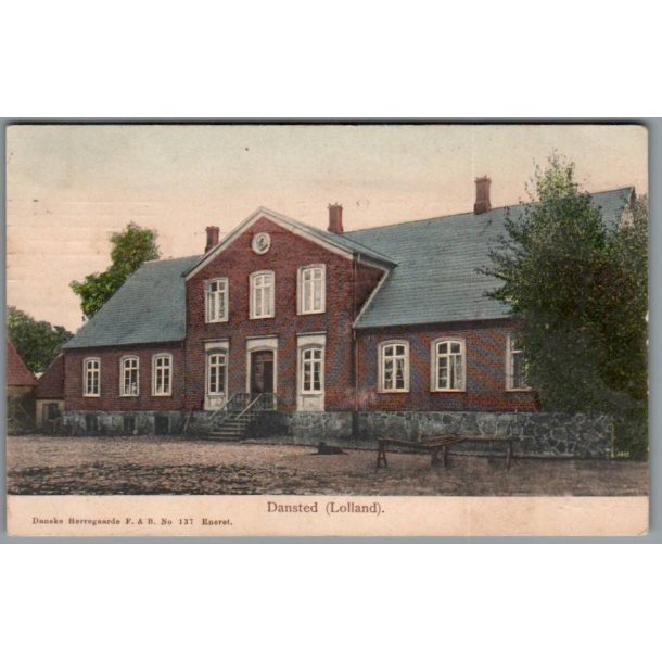 Dansted (Lolland) - Danske Herregaarde  F&B 137 - Postkort - Brugt