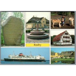 R�dby - Postkort - Ubrugt