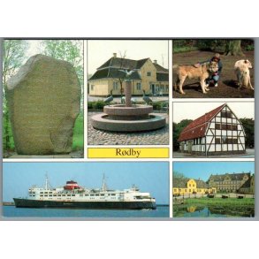 R�dby - Postkort - Ubrugt