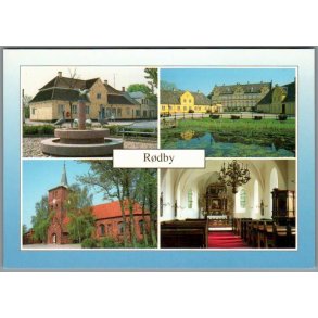 R�dby - Postkort - Ubrugt