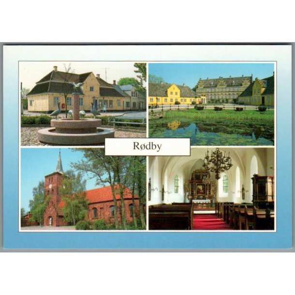 R�dby - Postkort - Ubrugt