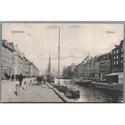 Julem�rke 1906 p� Postkort - Stemplet 23 - 12 - 1906
