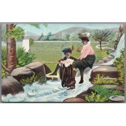 Julemrke 1906 p Postkort - Stemplet 19 - 12 - 1906