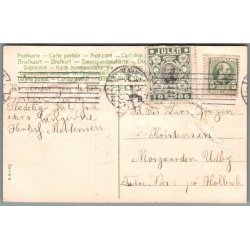 Julem�rke 1906 p� Postkort - Stemplet 24 - 12 - 1906