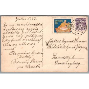 Julemrke 1939 p Postkort