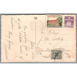 Julemrke 1934 p Postkort