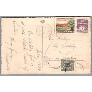 Julemrke 1934 p Postkort