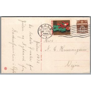 Julemrke 1932 p Postkort
