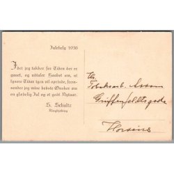 Silhuet - Postkort - Ella M�ller - Brugt