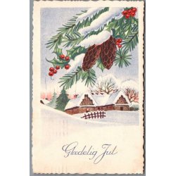 Julem�rke 1931 p� Postkort