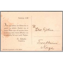 Silhuet - Postkort - Ella M�ller - Ubrugt