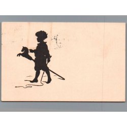 Silhuet - Postkort - Brugt