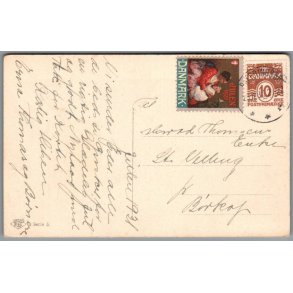 Julem�rke 1931 p� Postkort