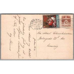 Julem�rke 1931 p� Postkort