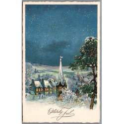 Julem�rke 1931 p� Postkort