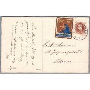 Julem�rke 1930 p� Postkort